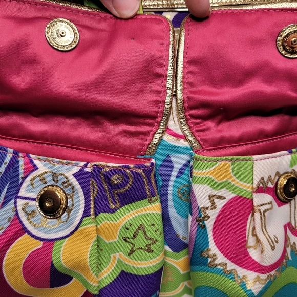 Coach Limited Edition Poppy Graffiti Signature C's Backpack D1073-15292 - Picture 10 of 16